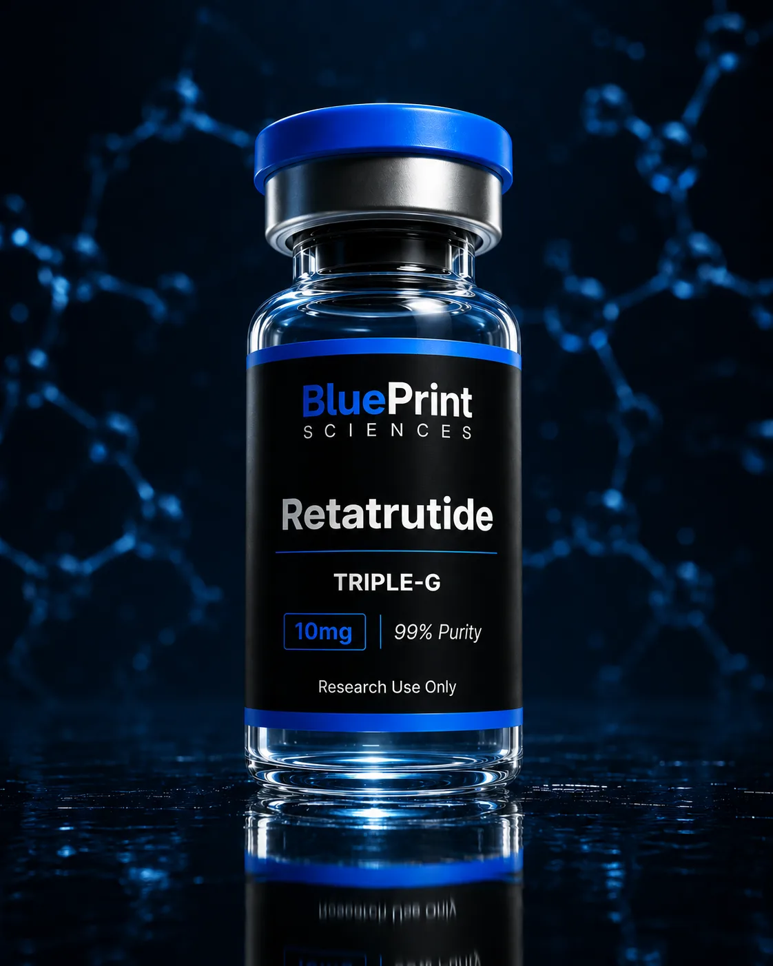 Retatrutide peptide vial